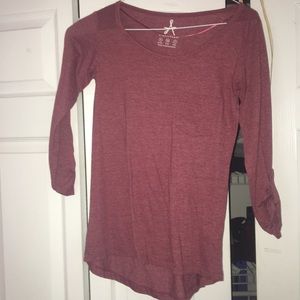 Cotton Red Long Sleeve